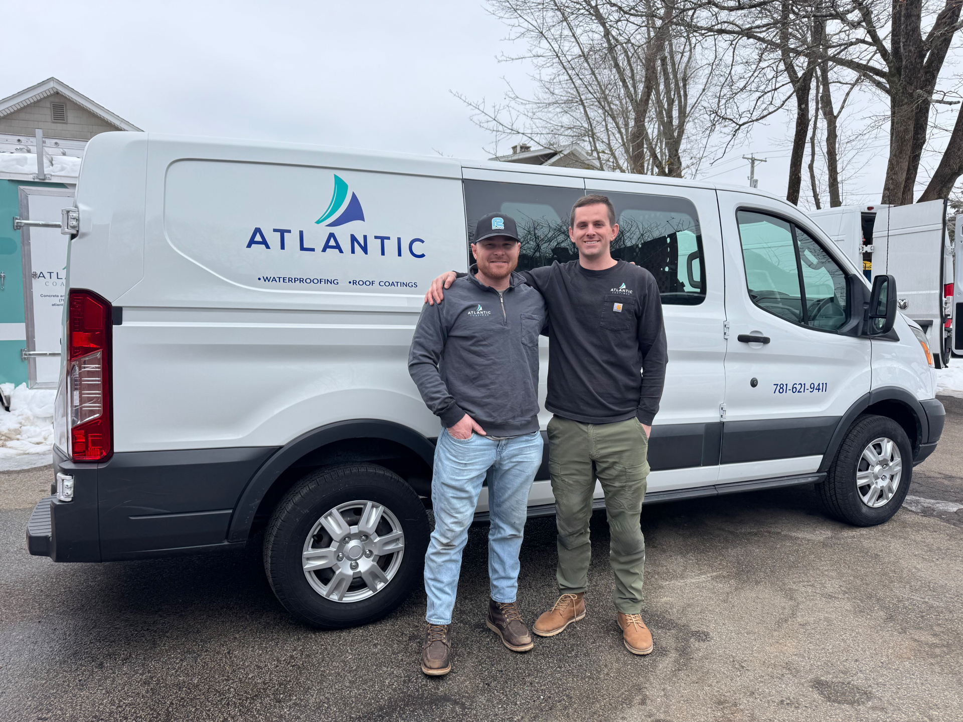 Jeff Trudeau and Dave Zamagni of Atlantic Waterproofing